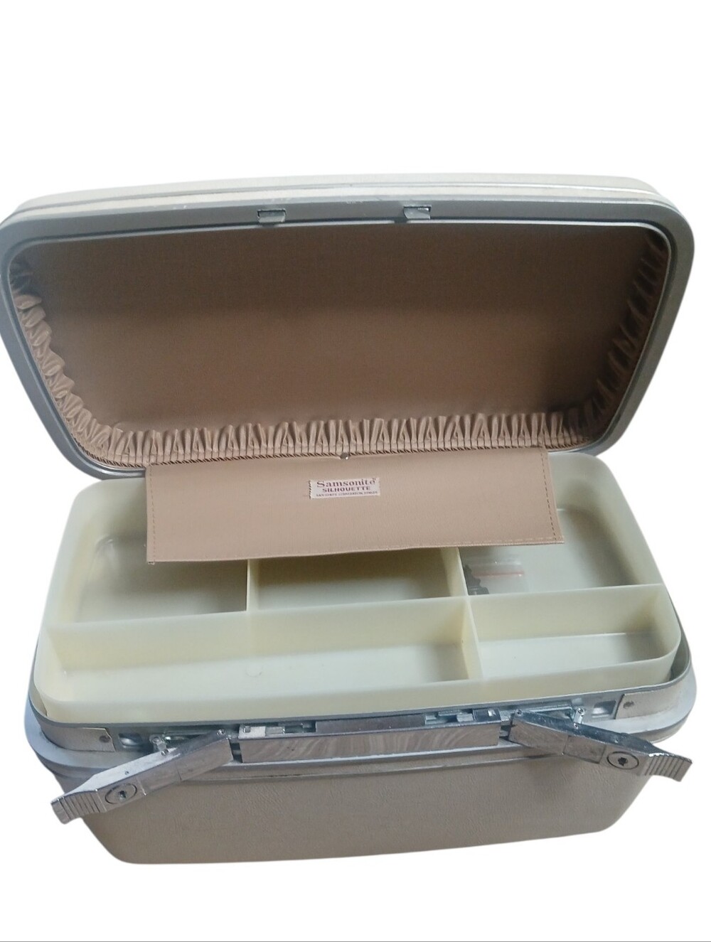 Vintage MCM Samsonite Silhouette Cosmetic Travel Case with Removable Tray USA